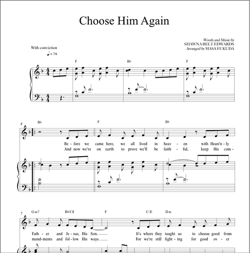 Choose Him Again (Vocal Solo)