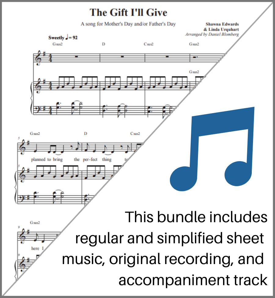 The Gift I&rsquo;ll Give (Group Bundle) – Shawna Edwards Music