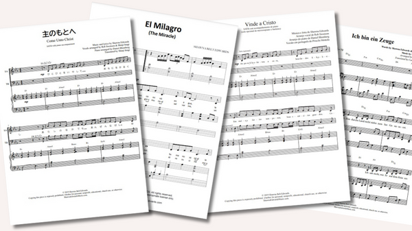 Sheet Music Now Available in Translated Languages