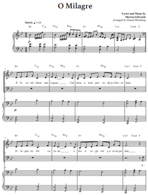 Sheet Music in Portuguese