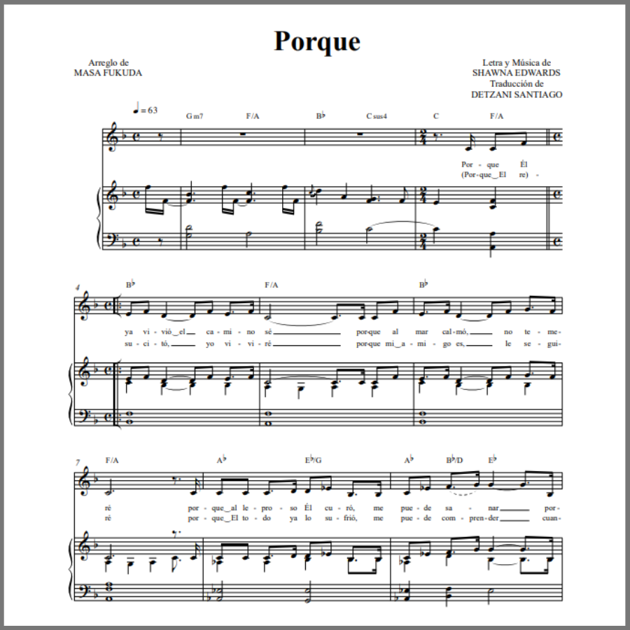 Porque (Because - Spanish)