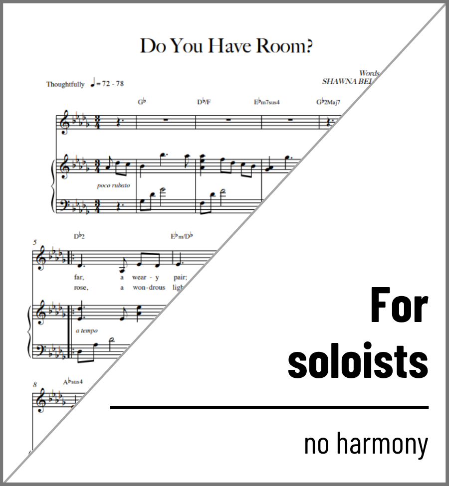 Do You Have Room? (Solo) - 2 copies