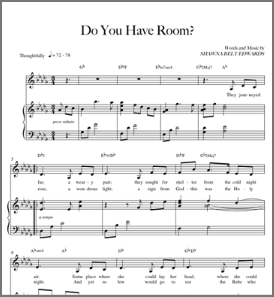 Do You Have Room? (Solo) Shawna Edwards Music