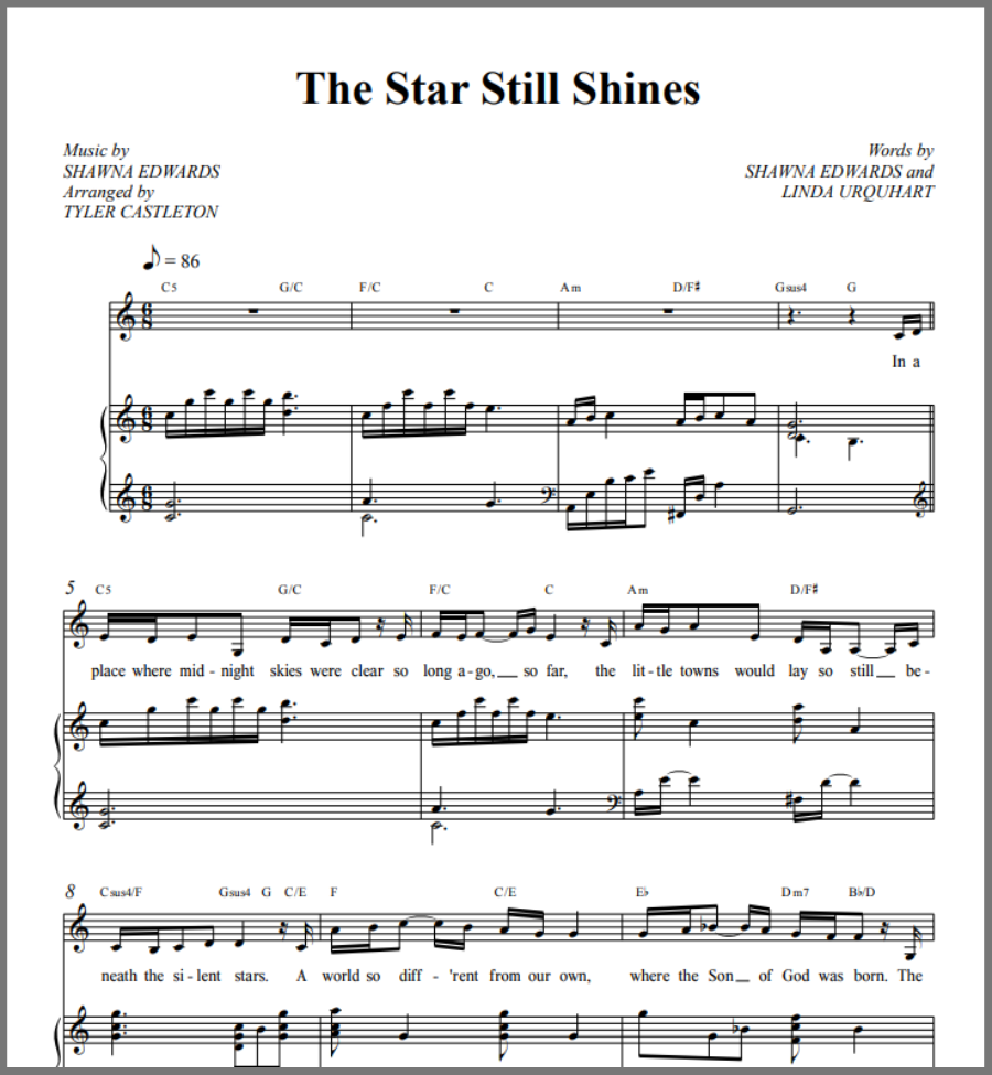 The Star Still Shines (Vocal & Piano)