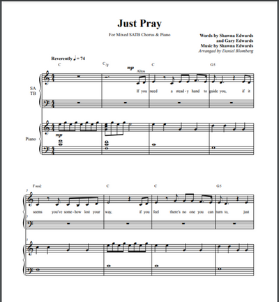 Just Pray (SATB)