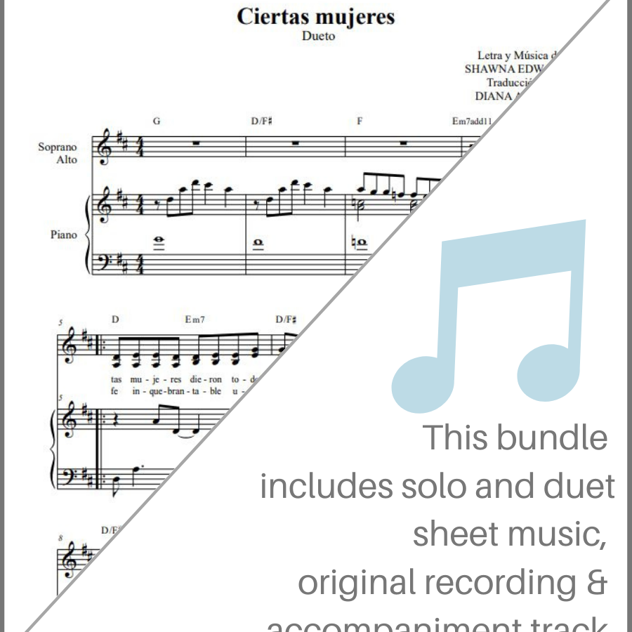 Ciertas Mujeres Solo & Dueto Bundle (Certain Women Bundle - Spanish)