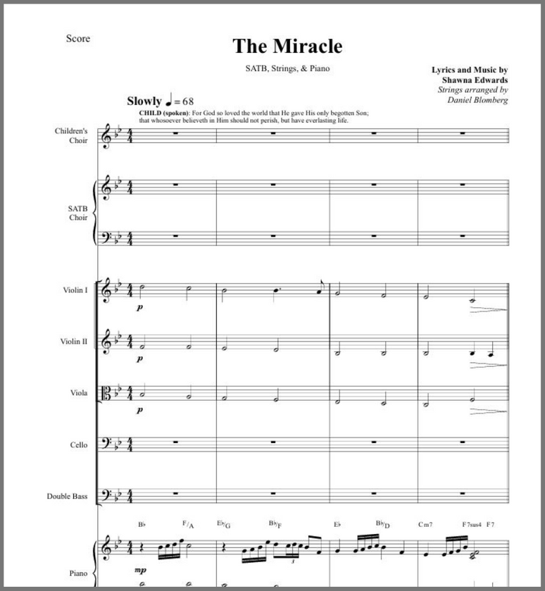 The Miracle by Shawna Edwards – Shawna Edwards Music