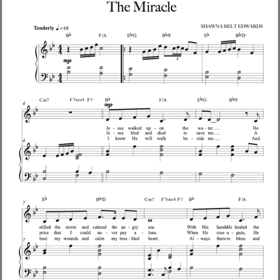 The Miracle (Vocal Solo with 3rd Verse) - 2 copies