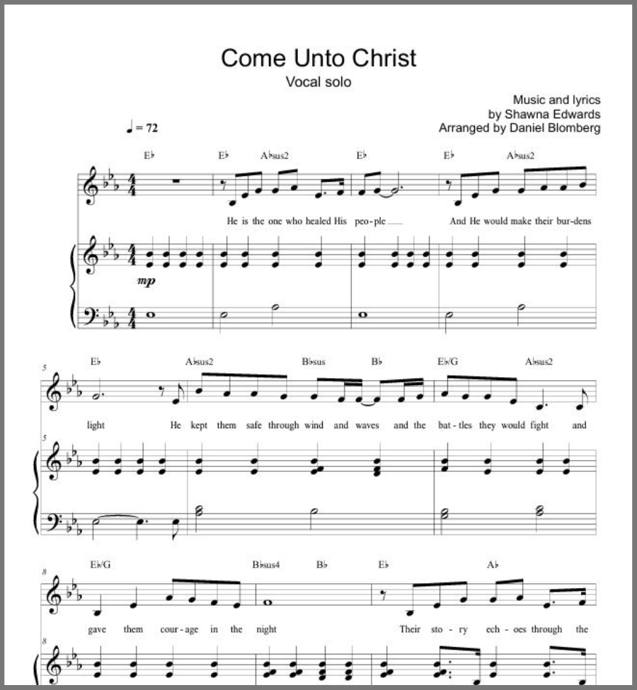 Come Unto Christ (Solo)