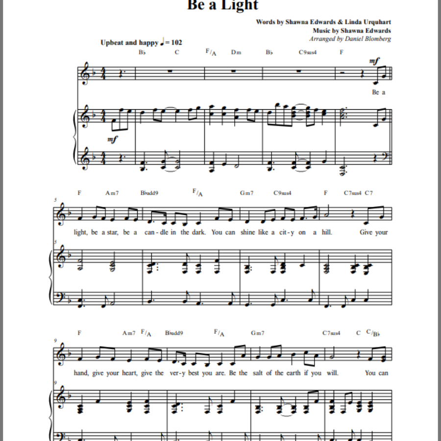 Be a Light - 2 copies