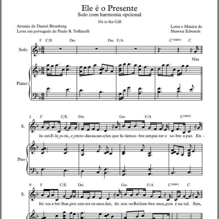 Ele é o Presente (He is the Gift - Portuguese)