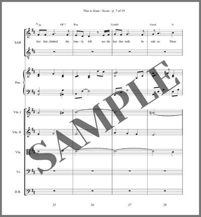 This is Jesus (Orchestral Score)