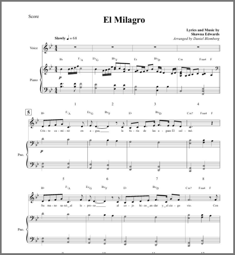 El Milagro Recomposed (The Miracle - Recomposed)