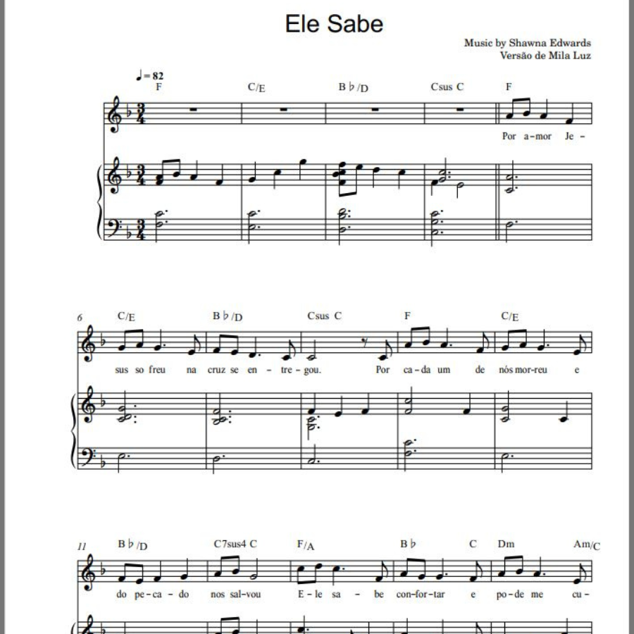 Ele Sabe (He Knows - Portuguese)