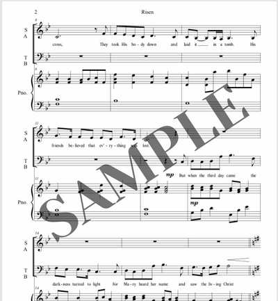 Risen (SATB)