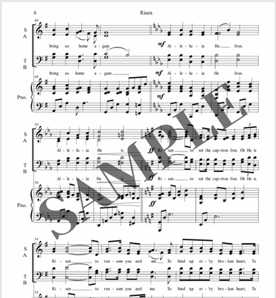 Risen (SATB)