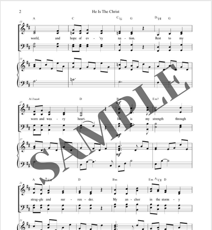 He Is The Christ (SATB)