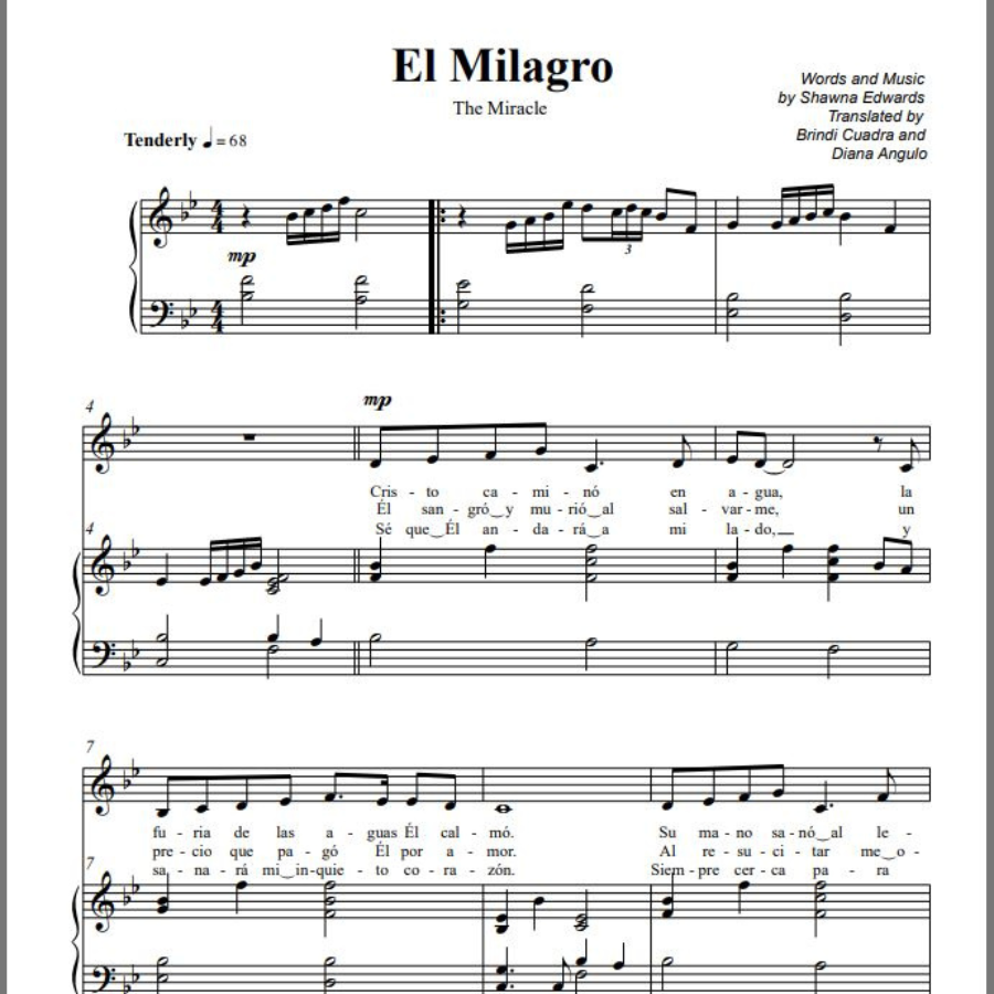 El Milagro (The Miracle - Spanish)