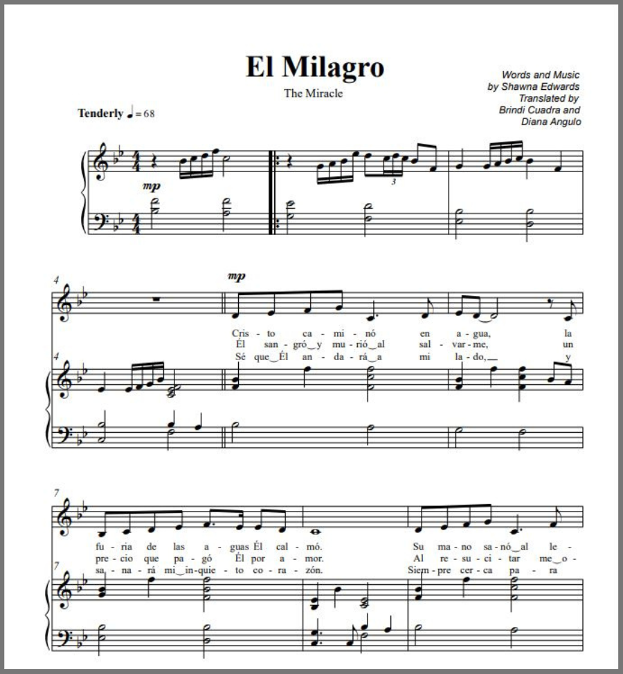 El Milagro (The Miracle - Spanish)