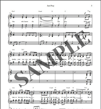 Just Pray (SATB)