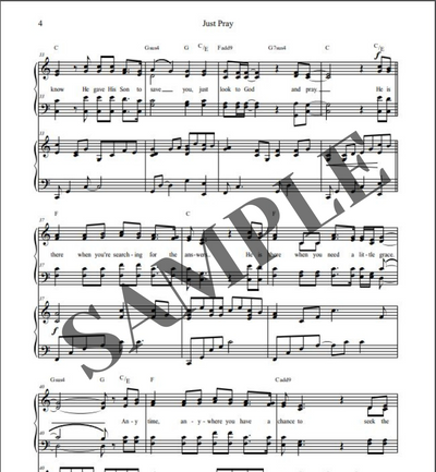 Just Pray (SATB)