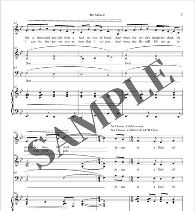 The Miracle (SATB & Children's Choir)