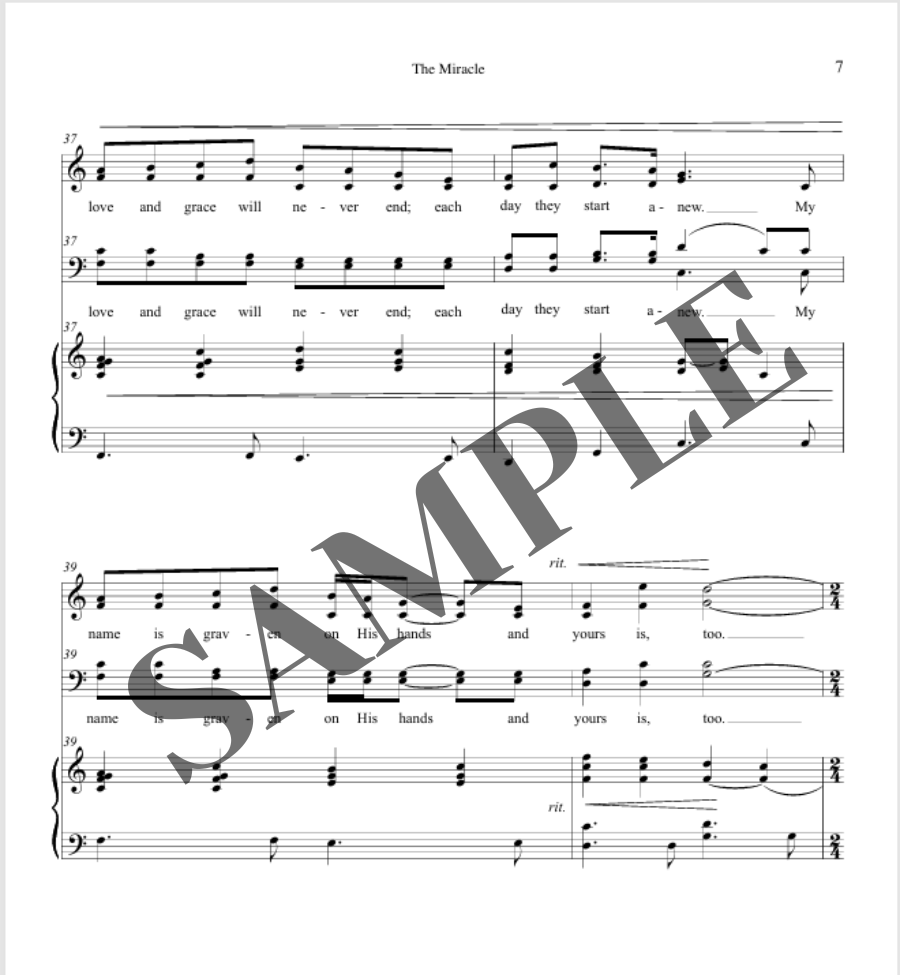 The Miracle (SATB & Children's Choir)