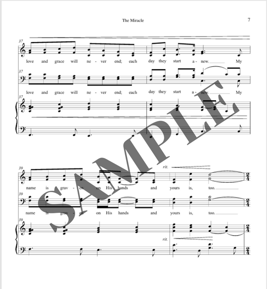 The Miracle (SATB & Children's Choir) – Shawna Edwards Music
