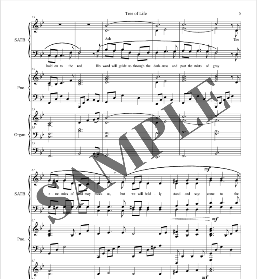 Tree of Life (SATB choir version)