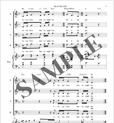 He Is The Gift (SATB)