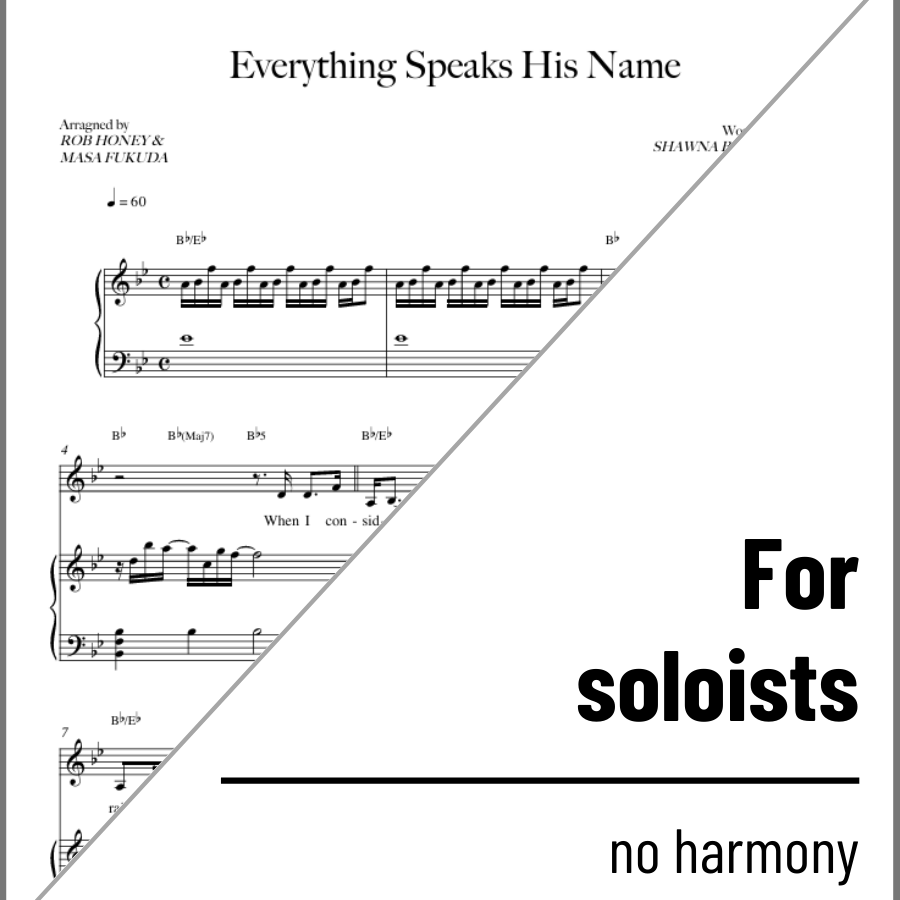 Everything Speaks His Name (2010 Solo) - 2 copies