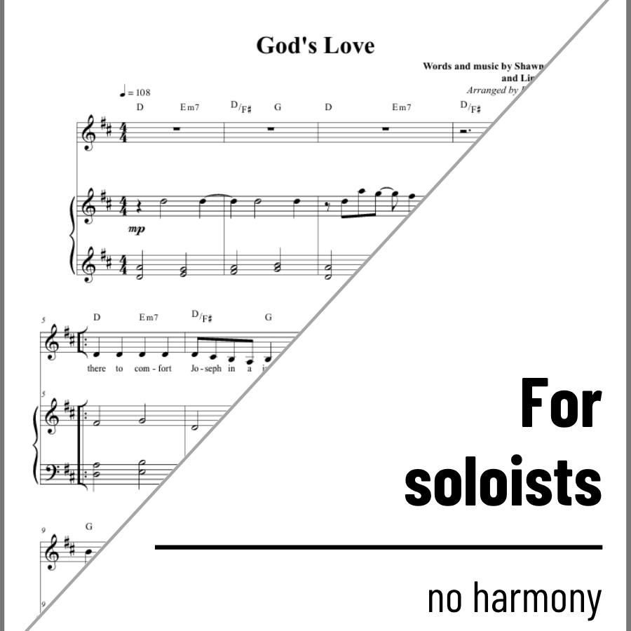 God's Love (solo) - 2 copies