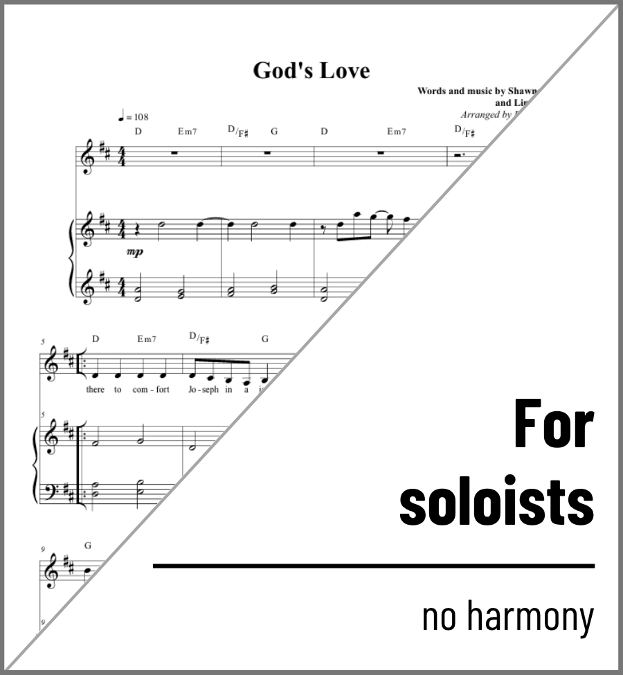 God's Love (solo) - 2 copies