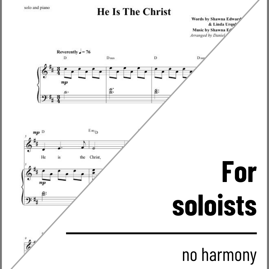 He Is The Christ (solo) - 2 copies