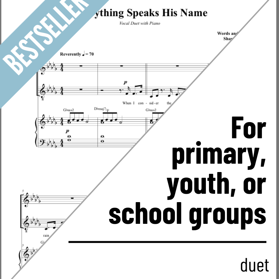 Everything Speaks His Name (Group Bundle - Duet Version)