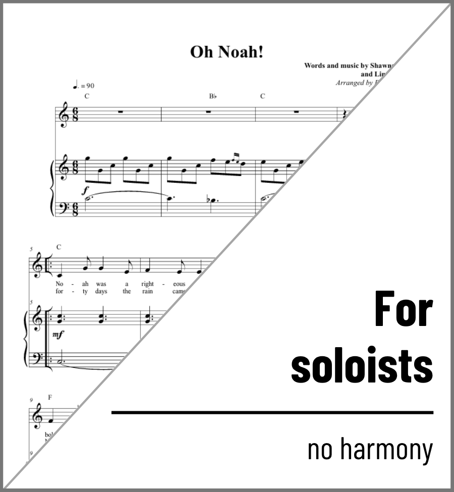 Oh Noah! (solo) - 2 copies