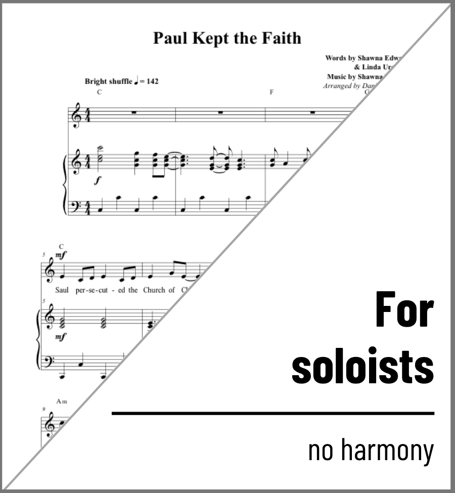 Paul Kept the Faith (solo) - 2 copies