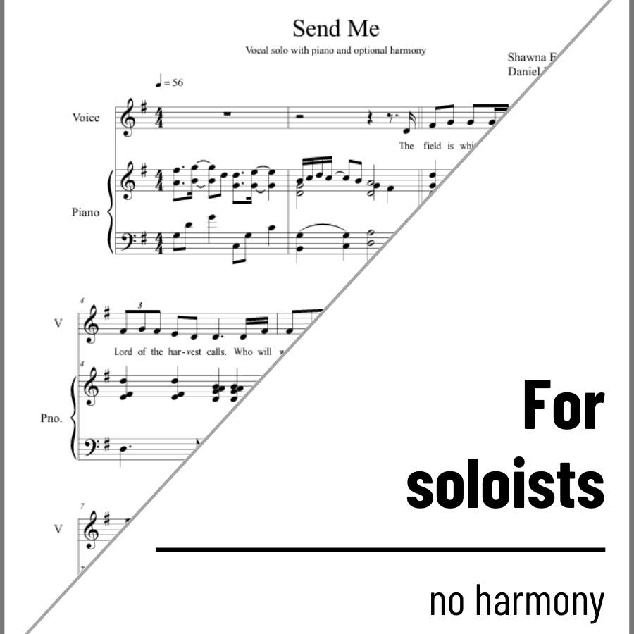 Send Me (Vocal Solo with Alto) - 2 copies