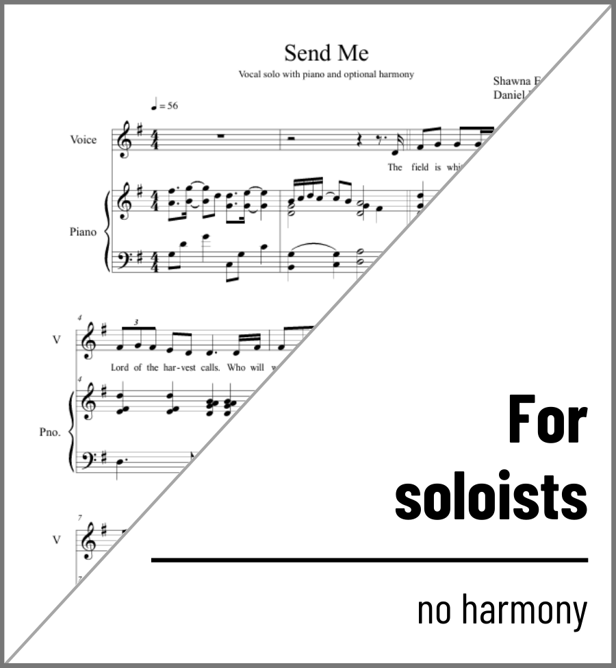 Send Me (Vocal Solo with Alto) - 2 copies