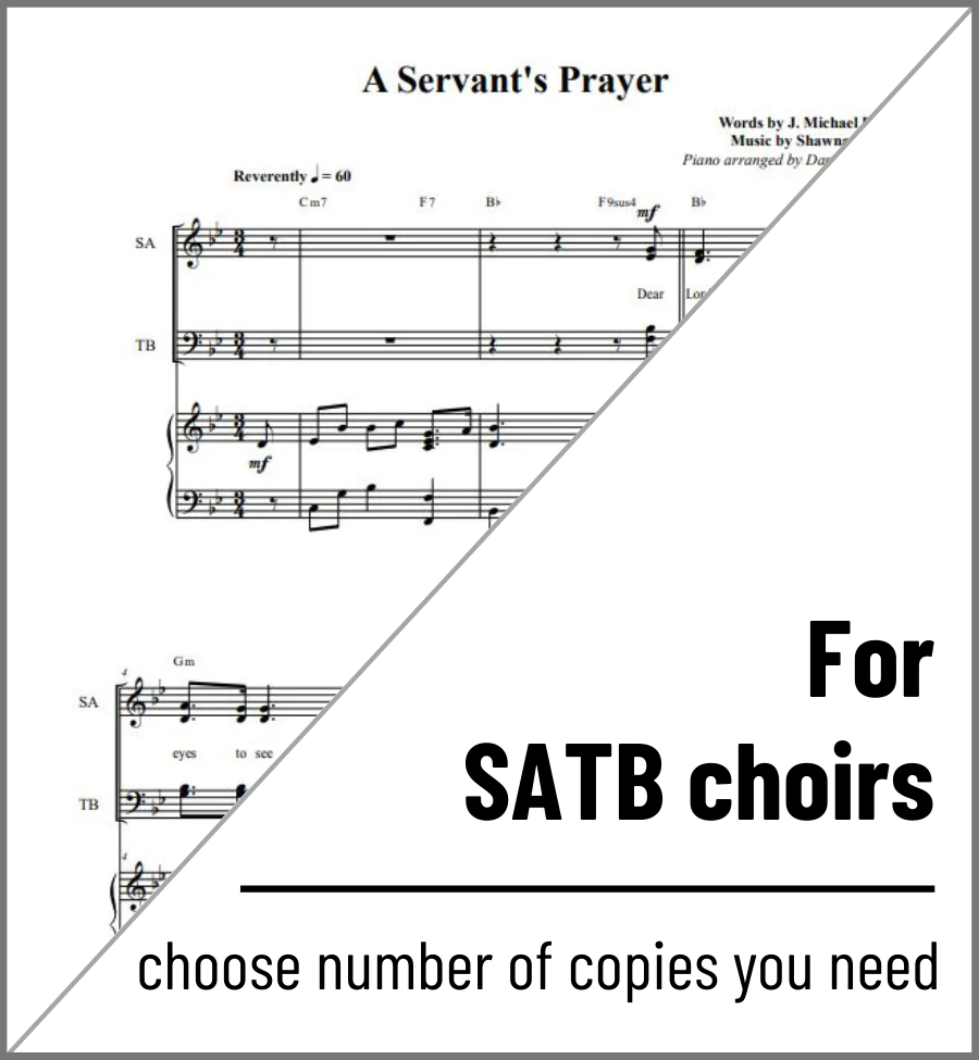 A Servant's Prayer (SATB)