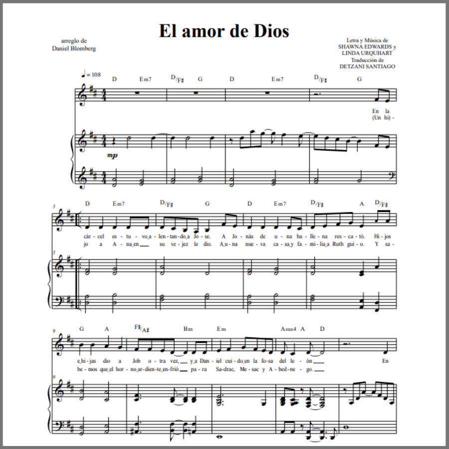 El Amor de Dios (God's Love - Spanish)