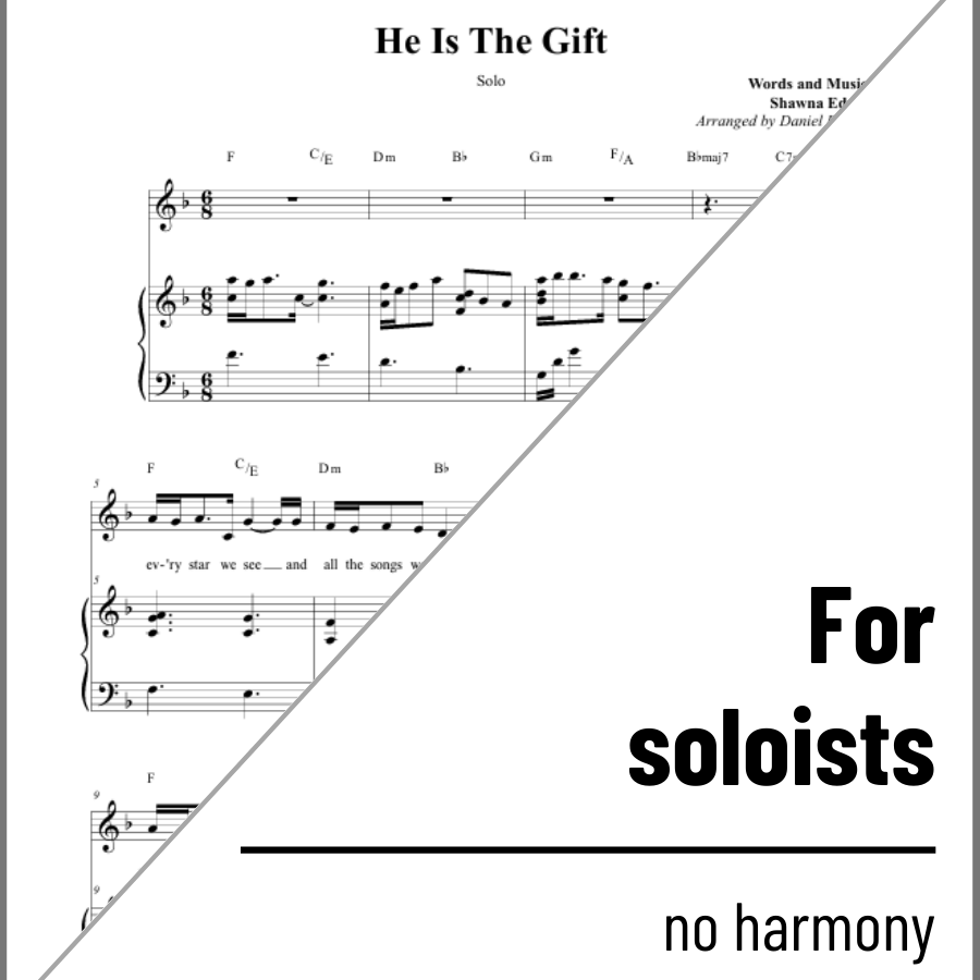 He Is The Gift (Solo) - 2 copies