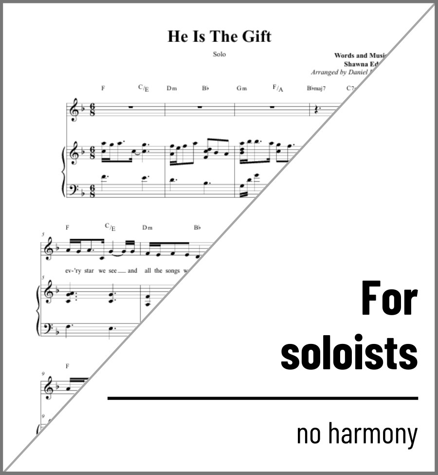 He Is The Gift (Solo) - 2 copies