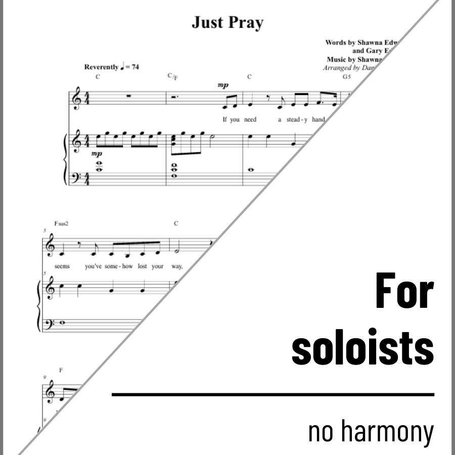 Just Pray (Solo) - 2 copies