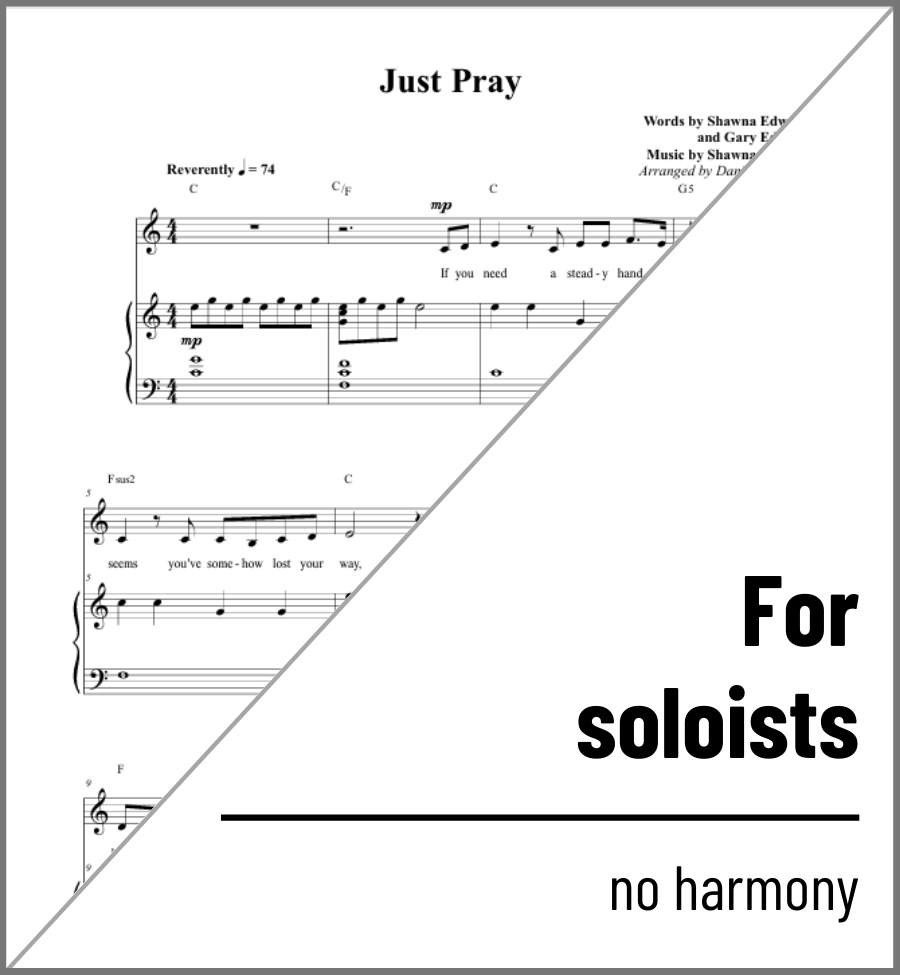 Just Pray (Solo) - 2 copies