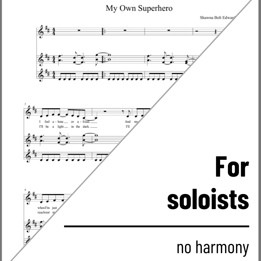 My Own Superhero (solo) - 2 copies