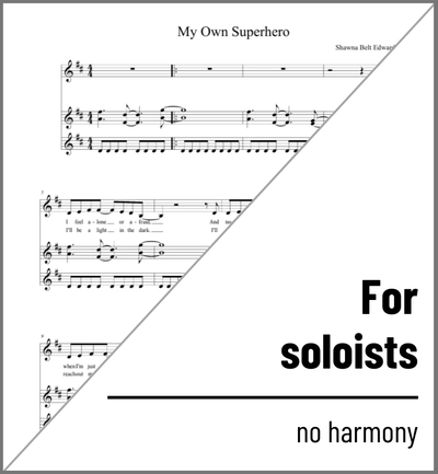 My Own Superhero (solo) - 2 copies