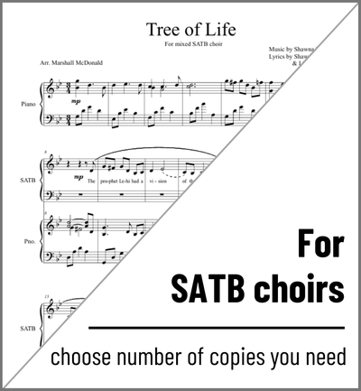 Tree of Life (SATB choir version)