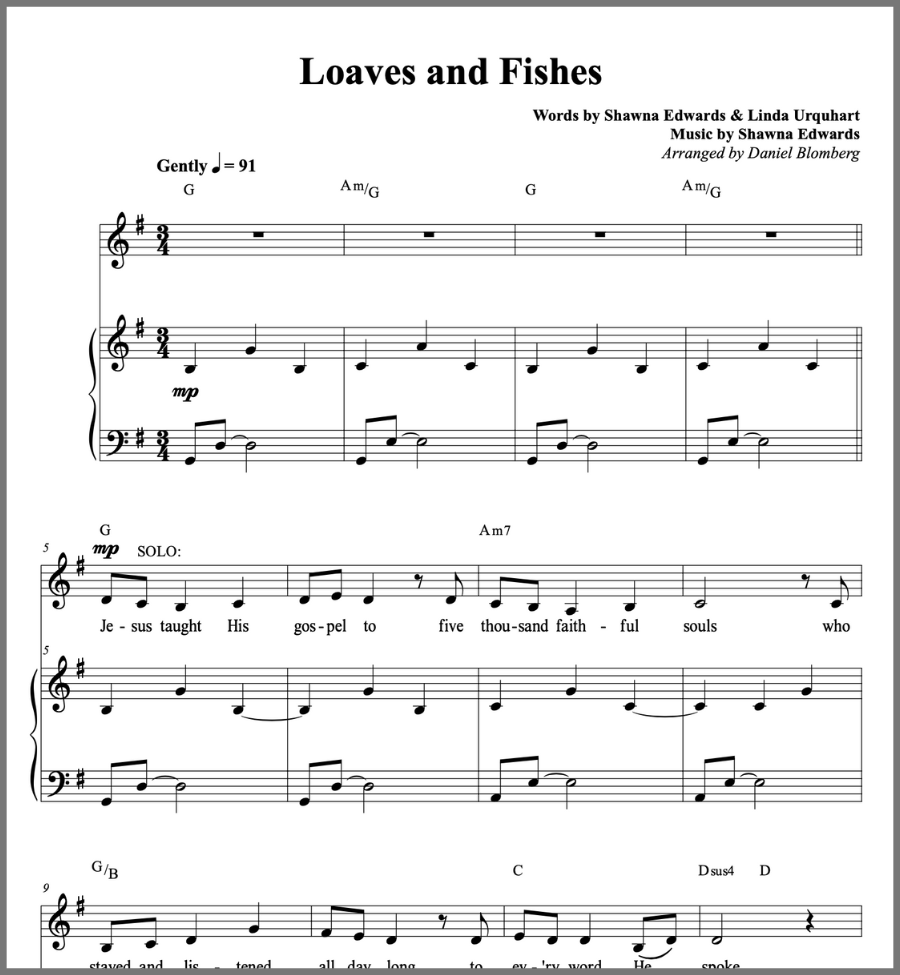 Loaves and Fishes (Vocal Solo)
