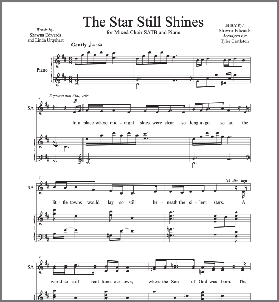 The Star Still Shines (SATB)
